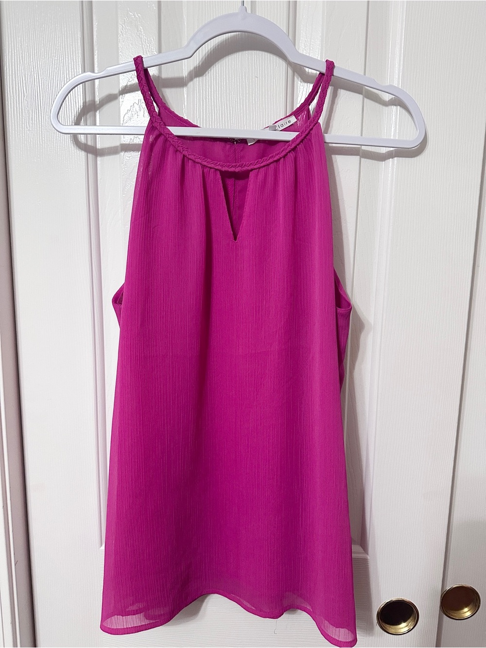 Violet & Claire Bright Magenta Halter-Style Camisole
